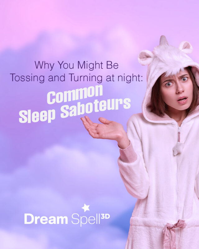 Tired of tossing and turning? Discover the common sleep saboteurs and how DreamSpell 3D can help you find your peaceful night. 🌙

#innovation #rest #sleep #DreamSpell3D #LemonBalm #NaturalSleep #SleepSoundly #HerbalRemedy